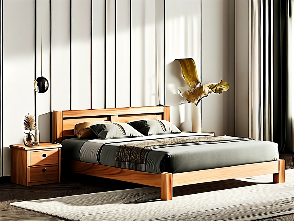 欧溢实木床头柜产品展示